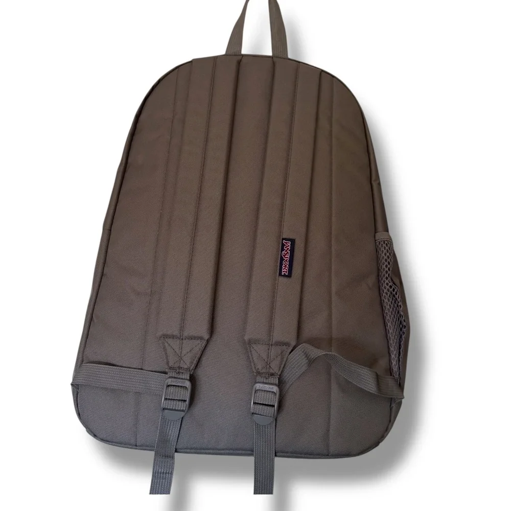 JanSport Cross‎ Town Backpack Graphite Grey 15 Inch Laptop Sleeve NEW